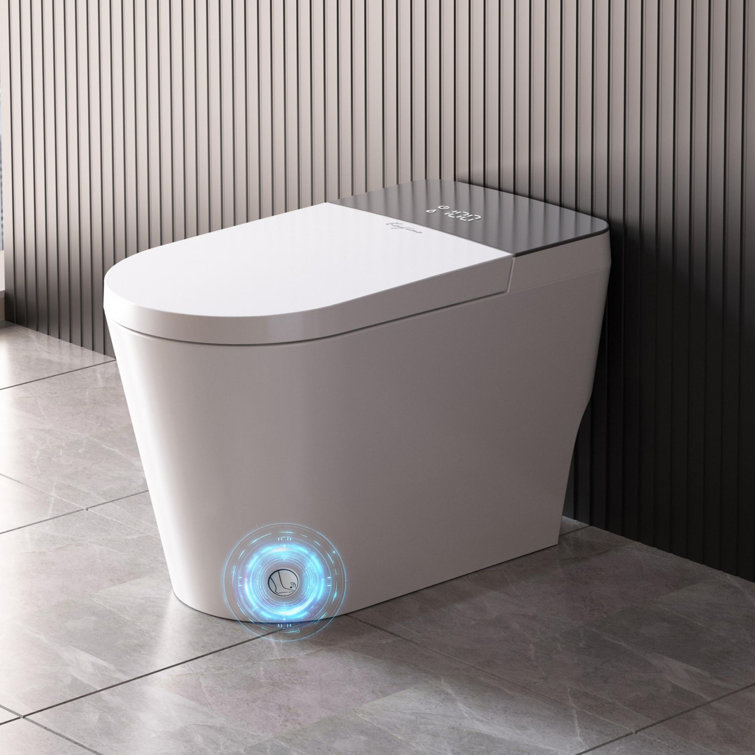 Wayfair Smart Toilet with Tank Built in, Auto Open/Close Lid, Heated